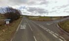 The fire occurred close to the junction with the A907 in Fife.
