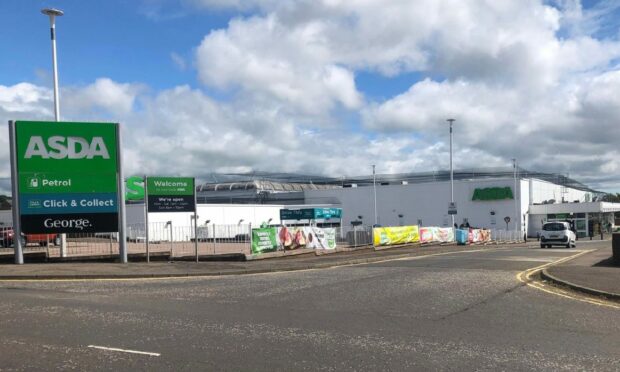 Asda has ramped up security at the Kirkton store following a spate of anti-social behaviour. Image: James Simpson/DC Thomson