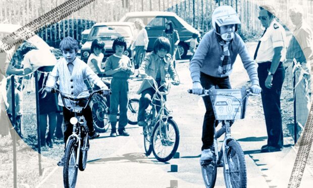 BMX and Rayleigh Choppers were all the rage in 1970s Dundee.