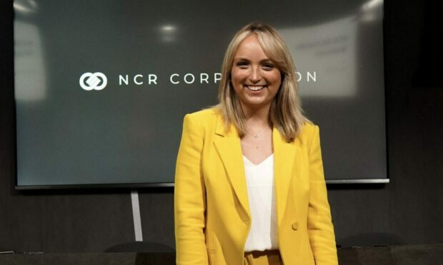 NCR Dundee employee Hannah Ovens as the global firm's chief executive for a day.