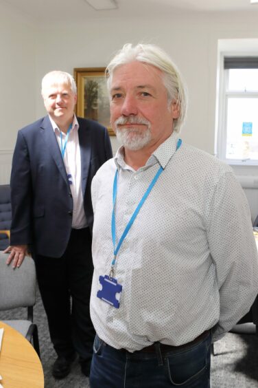 Perth and Kinross Council Leader Grant Laing and Deputy Leader Eric Drysdale.