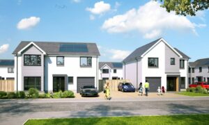 An artist's impression of the new Campion Homes development in Windygates.