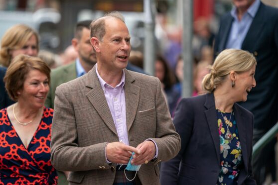 It will be the Earl of Forfar's third visit to the town since he received the ancient title in 2019. Pic: Kenny Smith/DCT Media.