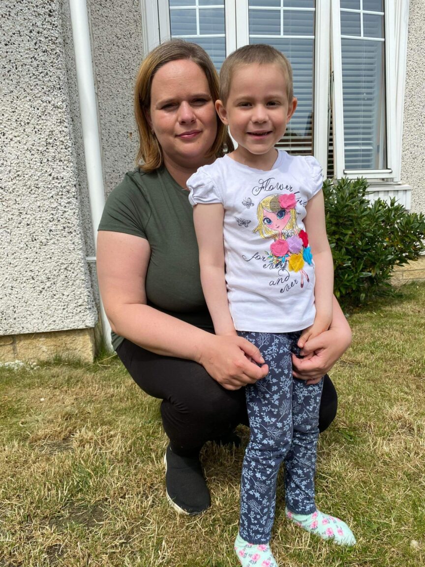 Crowdfunder for Kirkcaldy girl, Darcey Korosi, 5, battling cancer