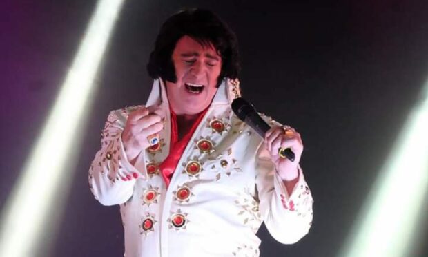 Elvis tribute act Richard Carroll.