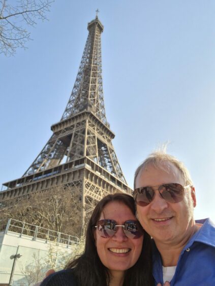 Richard and Elena in Paris.
