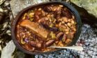Gill Meller's campfire pork and beans