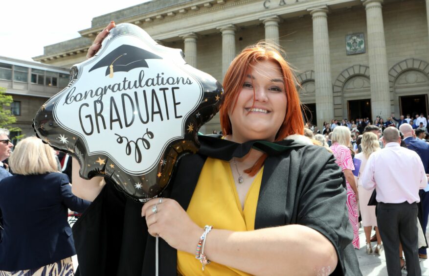 Morgan Smith from Kirkcaldy graduates in childhood practises.
