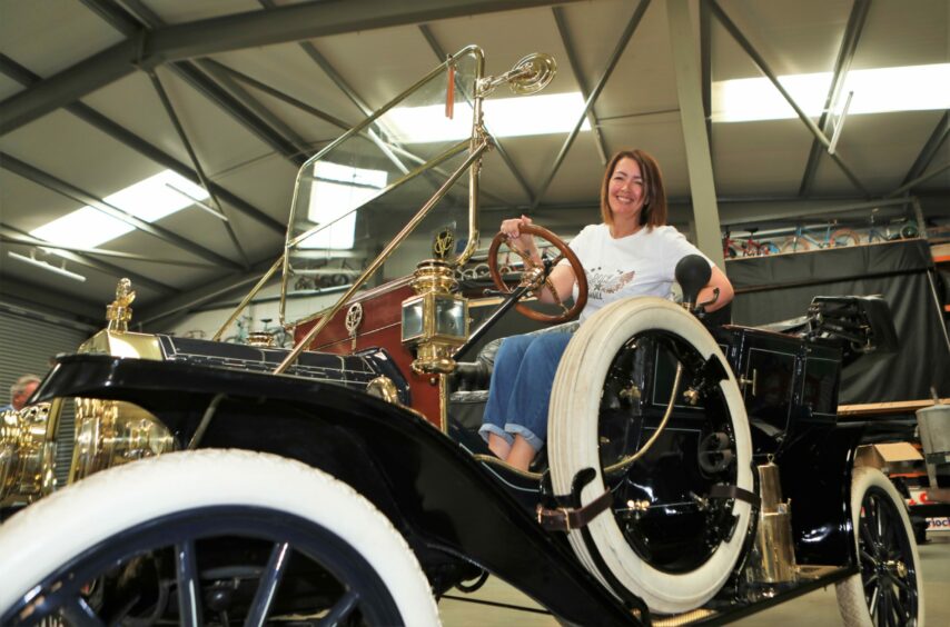 Strathmore Vintage Vehicle Club administrator Lesley Munro.