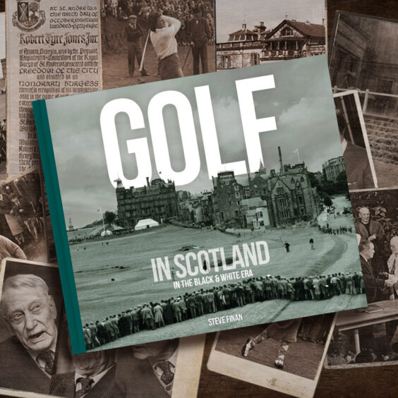 Golf in Scotland in the Black and White era book