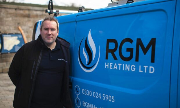 Graeme Robertson, one of the directors of RGM Heating.