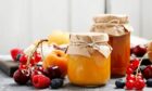 berries and jars for jam competition in Angus