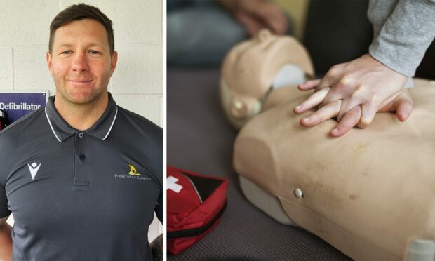 James Russell is on a mission to train Dundonians and those in Angus in first aid.