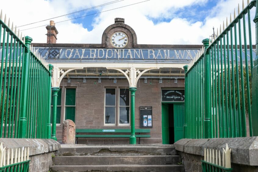 The Caley Railway station at Brechin