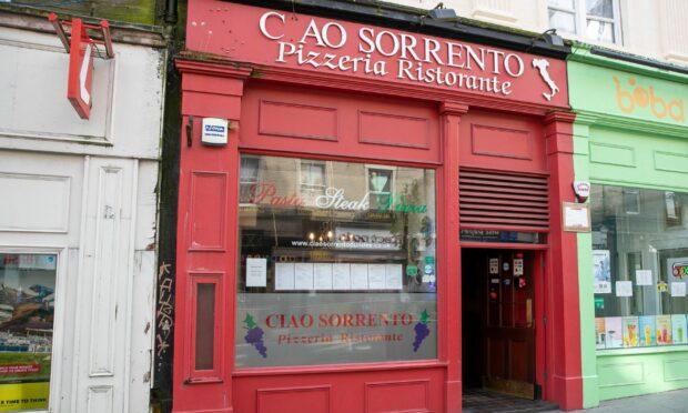 Ciao Sorrento in Union Street, Dundee. Image: Kim Cessford/DC Thomson