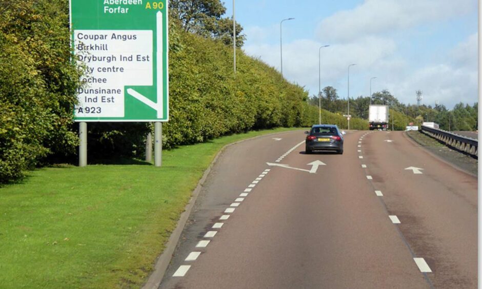 Kingsway Dundee Overnight road closures during month of roadworks