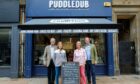 Owners of Puddledub from left to right Tom and Clare Mitchell, Camilla (Toms sister) and Pete Mitchell.