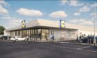 The original plans for the new Lidl store in Perth