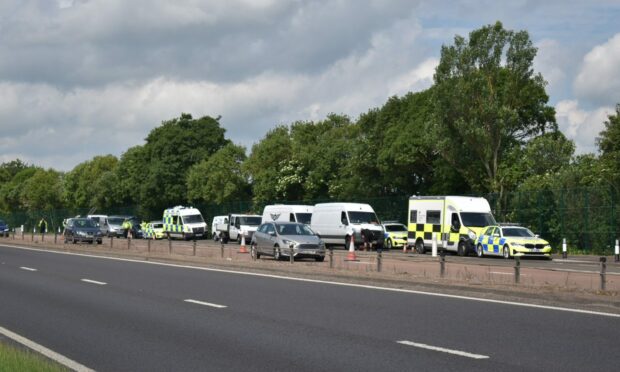 Police questioned over timing of A90 operation as drivers face long tailbacks near Dundee