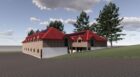 A 3D image of the Red Deer Lodge at Pitlochry Golf Club. Image: Fearn Macpherson Architects.