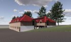A 3D image of the Red Deer Lodge at Pitlochry Golf Club. Image: Fearn Macpherson Architects.