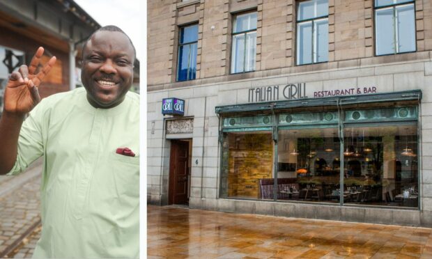 Owner of Gidi Grill Mobolaji Adeniyi and the former Italian Grill in City Square.