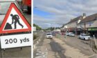 The roadworks on Dunkeld Road will last up to a fortnight. Image: Google.