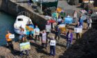 East Neuk artists gather at  Crail Harbour to promote the Open Studios.