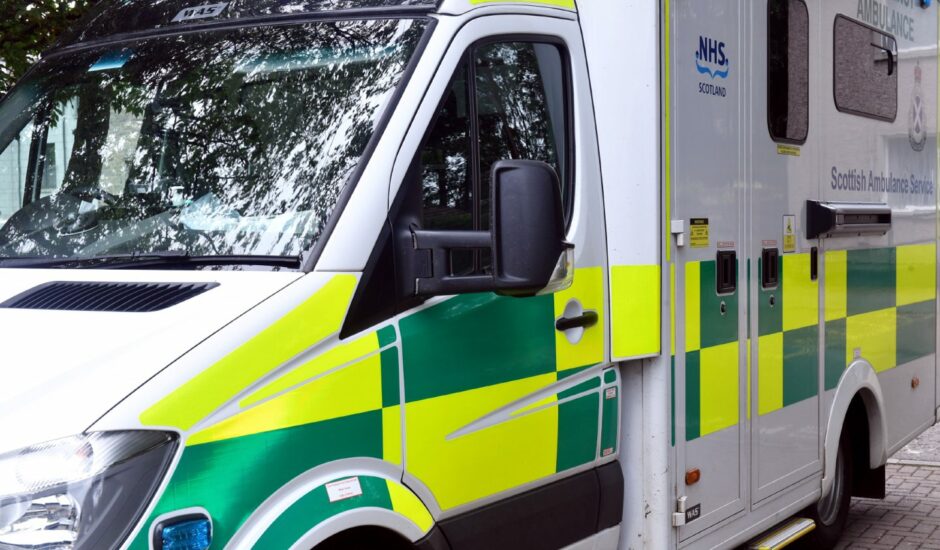 Scottish Ambulance Service ambulance