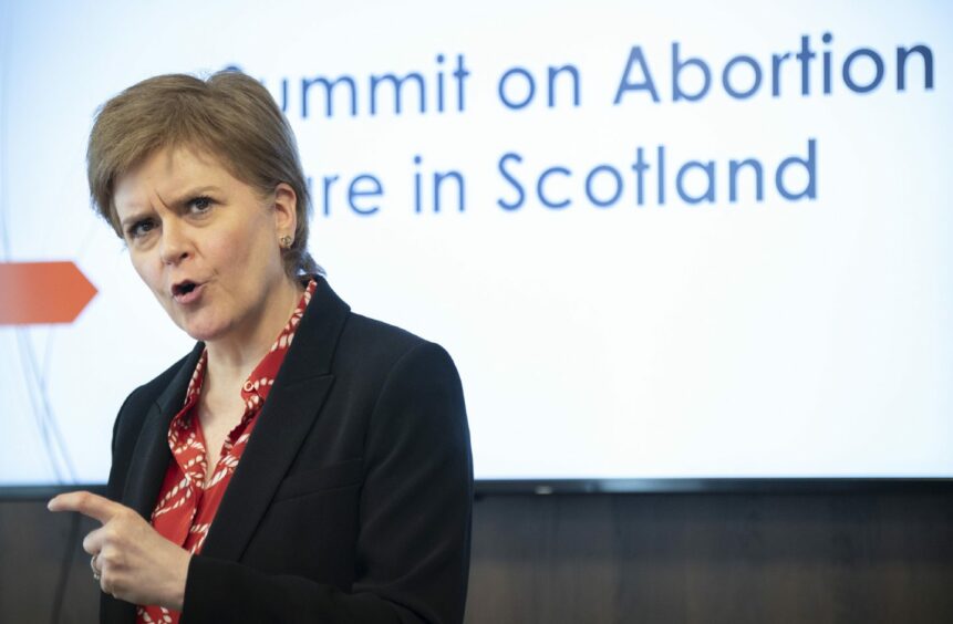 Nicola Sturgeon abortion clinic buffer zones