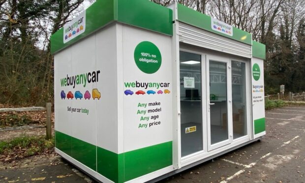 Webuyanycar has opened a new 'pod' branch in Dundee.