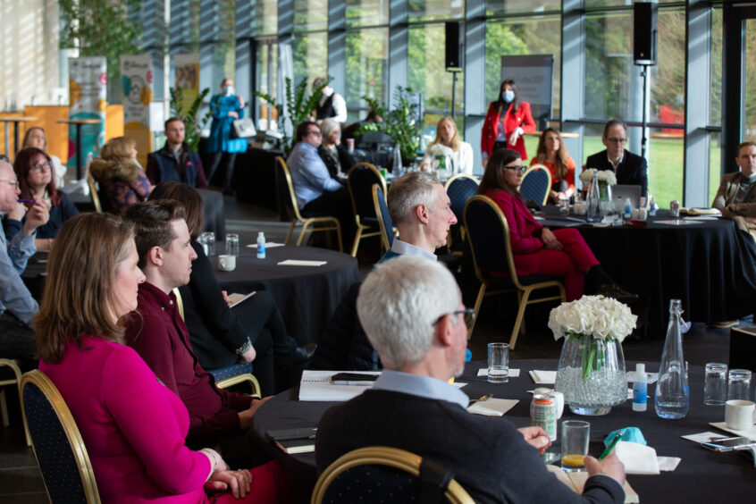 people in a business club in Scotland