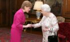 First Minister Nicola Sturgeon with Her Majesty The Queen.