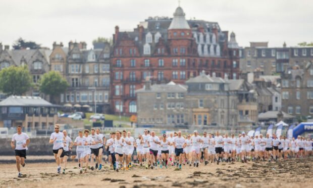 Last year's Chariots of Fire beach race
