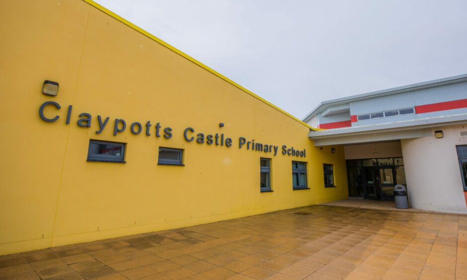 Claypotts Castle Primary, one of the schools where the new lunch menu will be served.