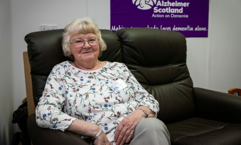 Jeanette Lewis loves coming to Kirkcaldy dementia centre