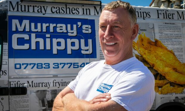 Murray Cameron of Murray's Chippy is cashing in his chips.