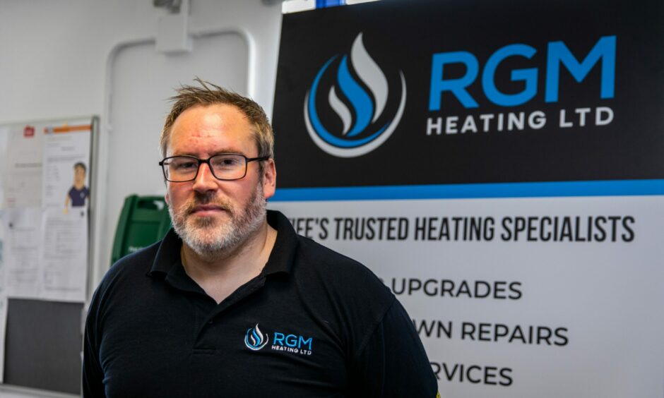 Graeme Robertson, one of the founders of RGM Heating.