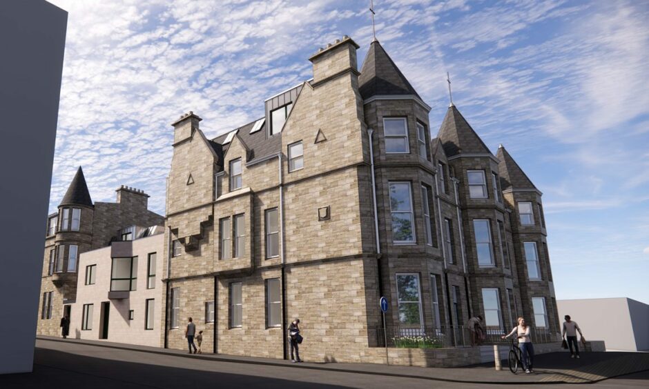 An impression of how The Russell Hotel, St Andrews, will look once complete.