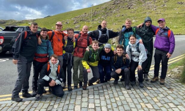 ‘He was with us every step’: Arbroath pals of Bailey Menmuir raise thousands in Three Peaks Challenge