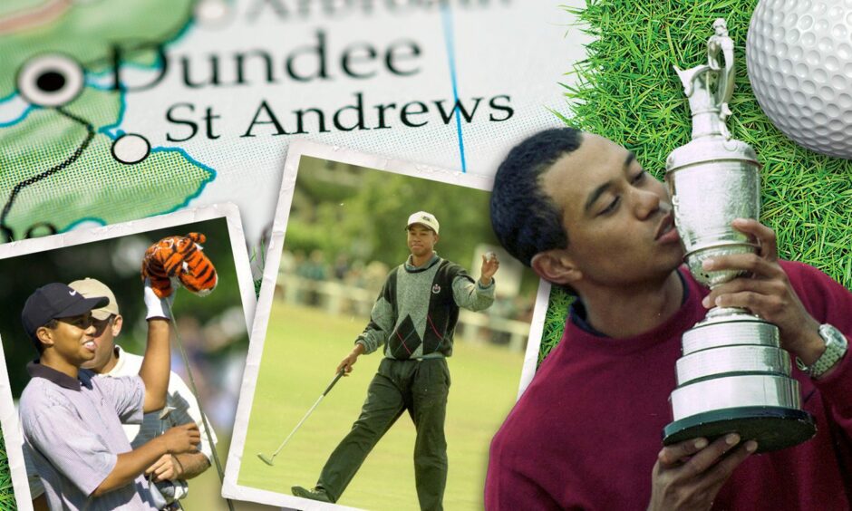 Tiger Woods has been a familiar face at Open championships at St Andrews in past times.