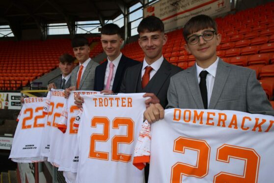 Dundee United's latest academy graduates have signed professional deals with the club