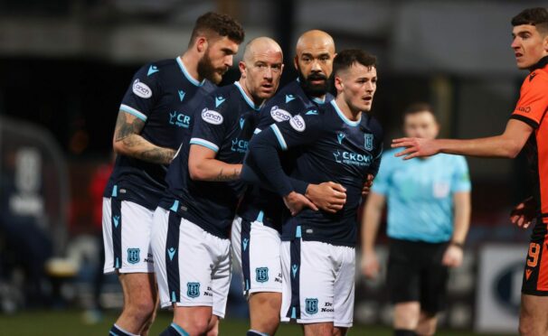 Liam Fontaine (second right) has been training with Montrose