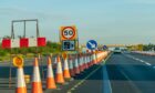A 50mph limit is in place on part of the dual carriageway.