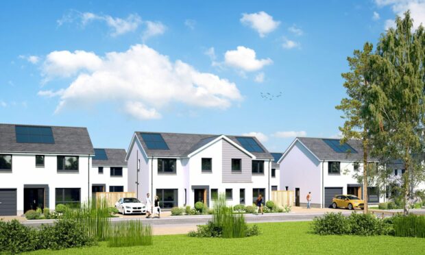 An image of the proposed Campion Homes development at Windygates.