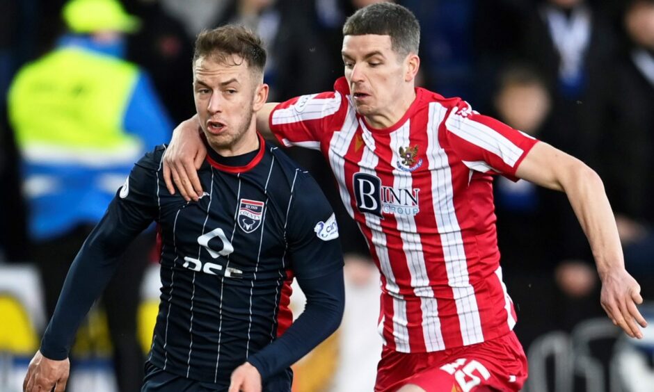 Charlie Gilmour in action against Ross County last season.