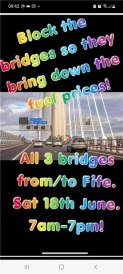 fife bridge protest