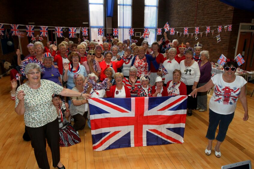 Diamond Jubilee celebrations - The over-50s Ladies of Ardler Community Centre, Dundee, at their party.