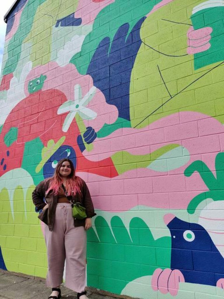 Fife artist unveils hometown mural after brightening up Dundee