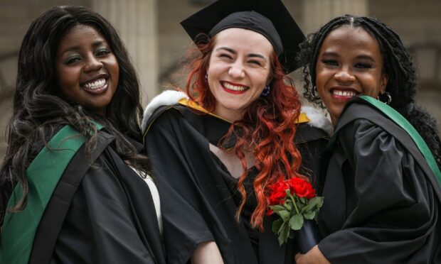 Diane Lungu, Cecylia Adamczak and Tracy Kalinjuna are proud Financial Economics Graduates
